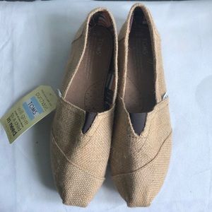 TOMS classic Alpargata Eco Heritage burlap Canvas men’s shoes  size M 14